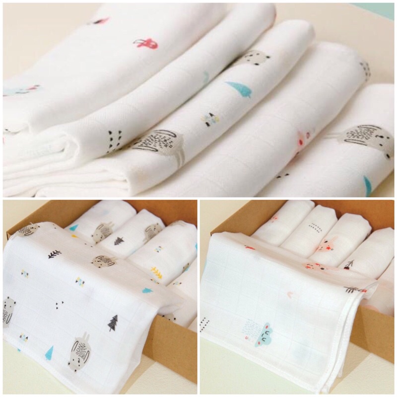 [CHÍNH HÃNG] UALAROGO Set khăn sữa cho bé