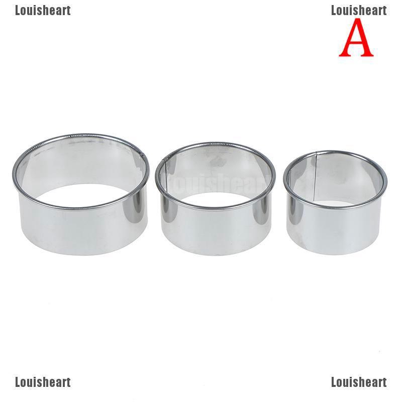 3pcs dụng cụ cắt bột bánh hình hoa / bông hoa