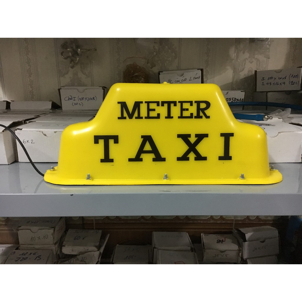 Mào taxi chữ A đế nam châm