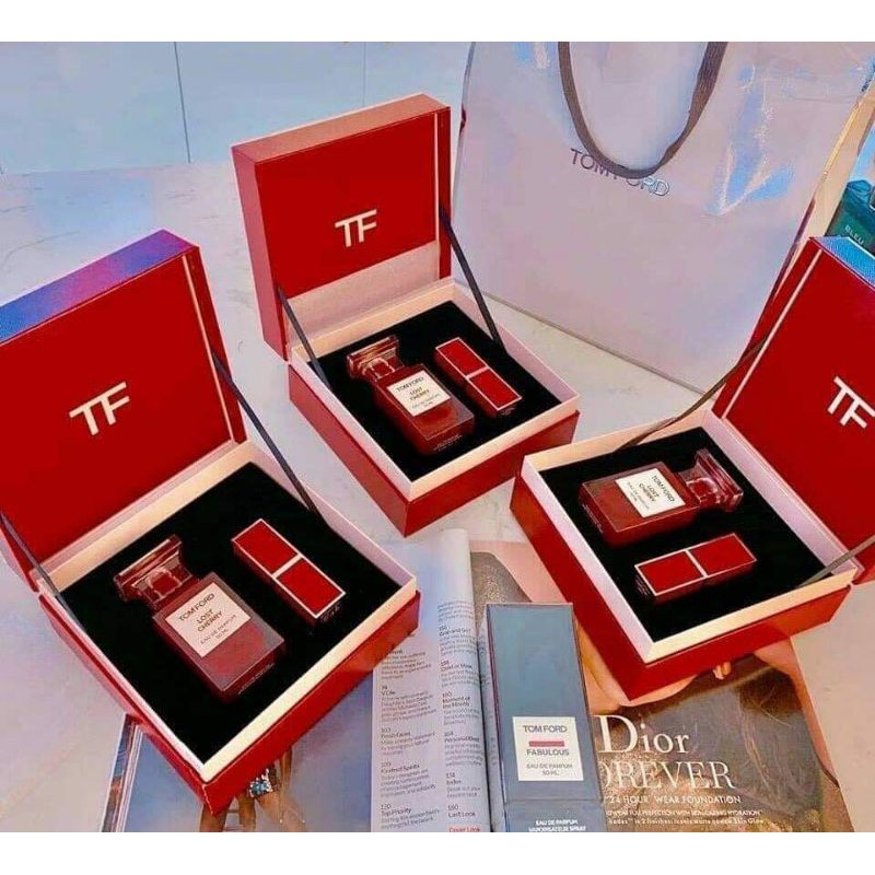 SET GIFT NƯỚC HOA FULL BOX CHÍNH HÃNG TOM FORD LOST CHERRY | BigBuy360 - bigbuy360.vn