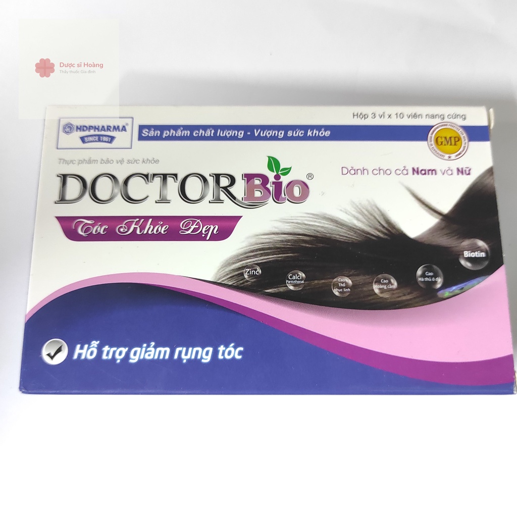 Doctor Bio - GiúpTóc Khỏe Đẹp hộp 3 vỉ 10 viên