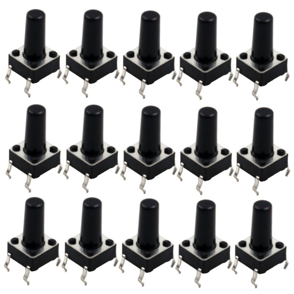 100 Công Tắc 4 Chấu 6X12Mm