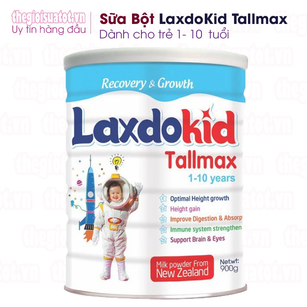 Sữa Laxdokid Tallmax 900g - Giúp phát triển chiều cao cho bé