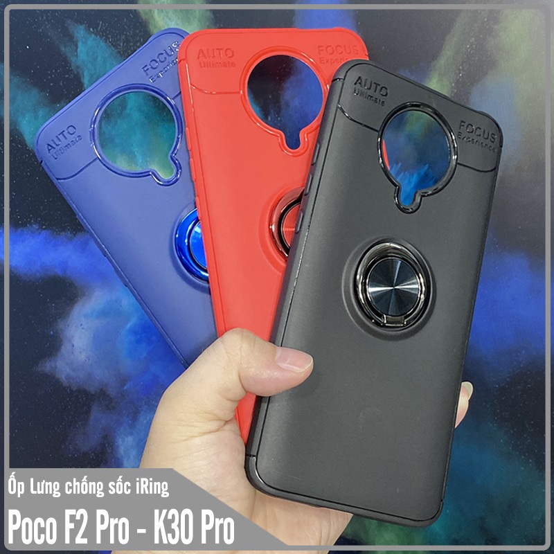 Ốp lưng cho Xiaomi Poco F2 Pro - Redmi K30 Pro - Redmi K30 Ultra chống sốc iRing Auto Focus