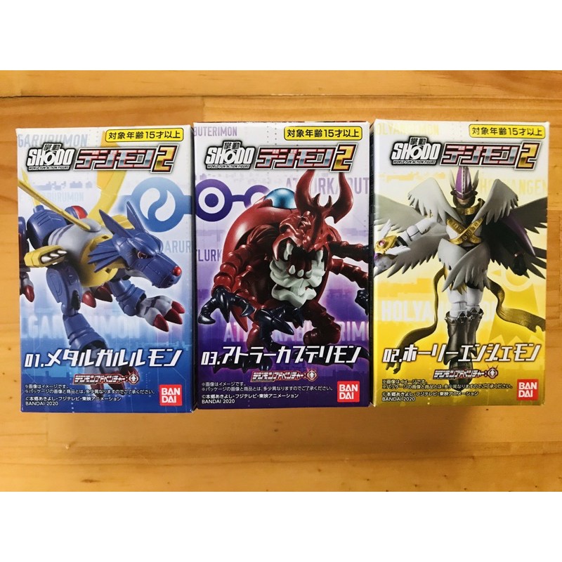 Mô hình Shodo Digimon Holy Angemon - Metal Garurumon - Mega Kabuterimon