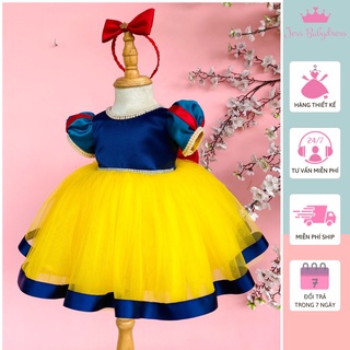 Váy công chúa cho bé JessBaby, đầm công chúa bạch tuyết, hàng thiết kế 100%, đầm công chúa, váy cho bé A01