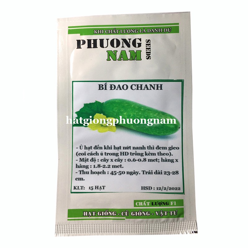 [Mã SKAMPUSHA8 giảm 8% đơn 300K] 15H - HẠT GIỐNG BÍ ĐAO CHANH