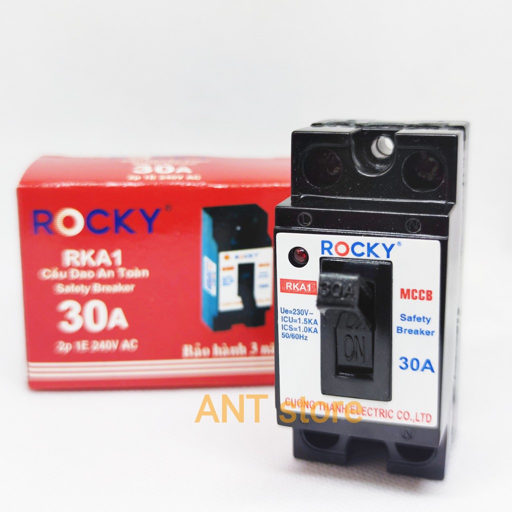 CB CỐC CẦU DAO AN TOÀN 10A,20A,30A,40A CHÍNH HÃNG ROCKY