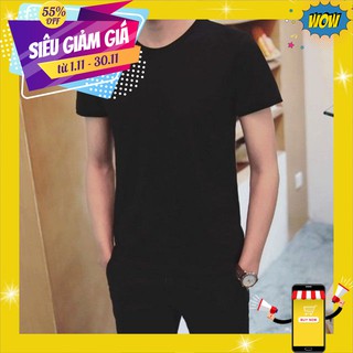 Áo thun nam đen trắng có sẵn ảnh thật hàng mới 2019