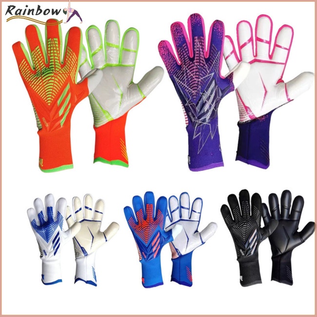 Găng Tay Thủ Môn Bóng Đá Chuyên Nghiệp Bằng Latex Dày Chống Trượt Thoáng Khí