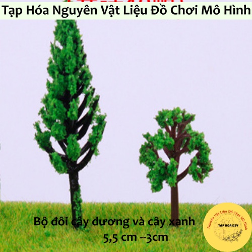 Mô Hình 5 Cây Dương , Cây Xanh Trang Trí Sa Bàn , Tiểu Cảnh , Mô Hình