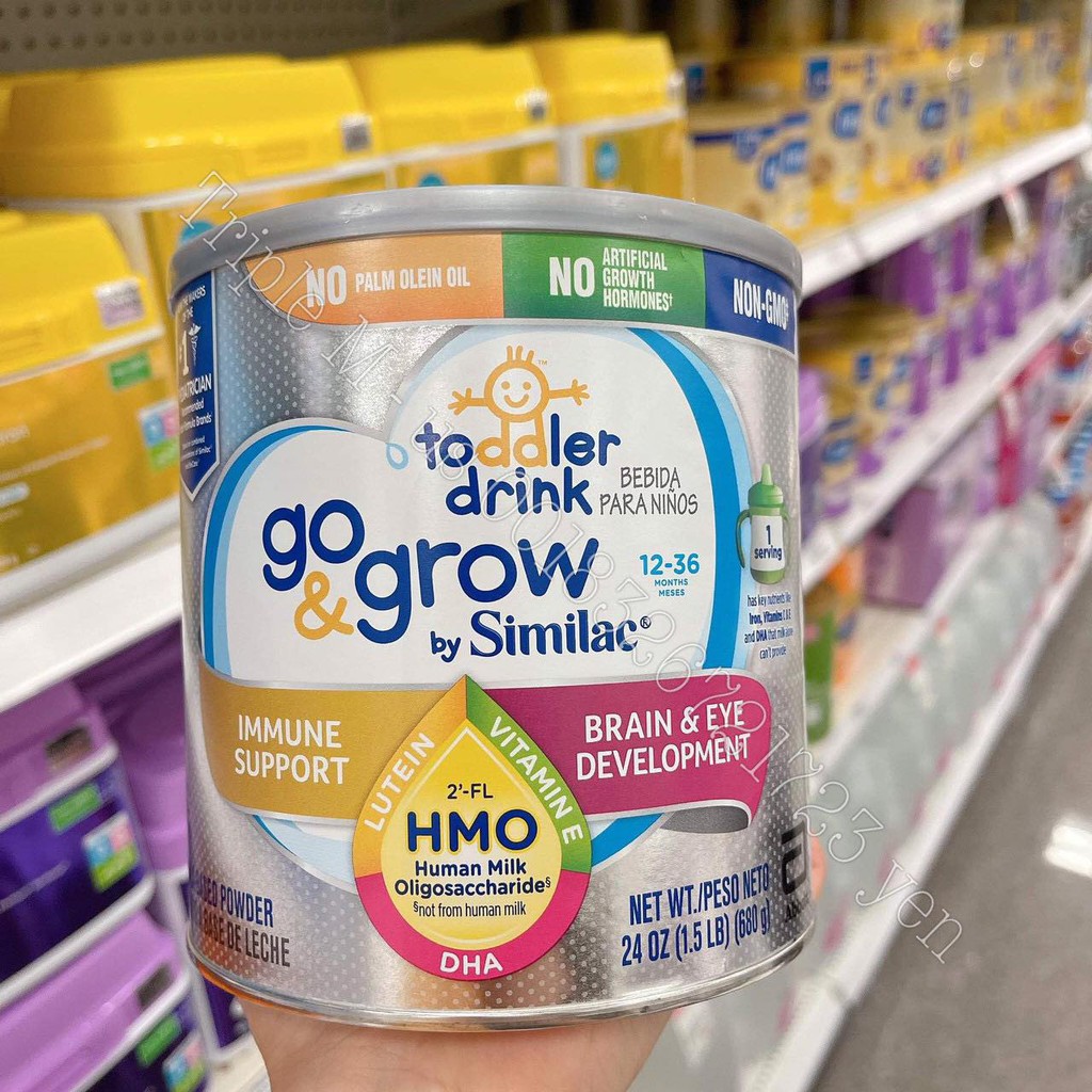 [Hàng CÓ SẲNG US] Sữa bột Toddler drink Go & Grow by Similac 680g