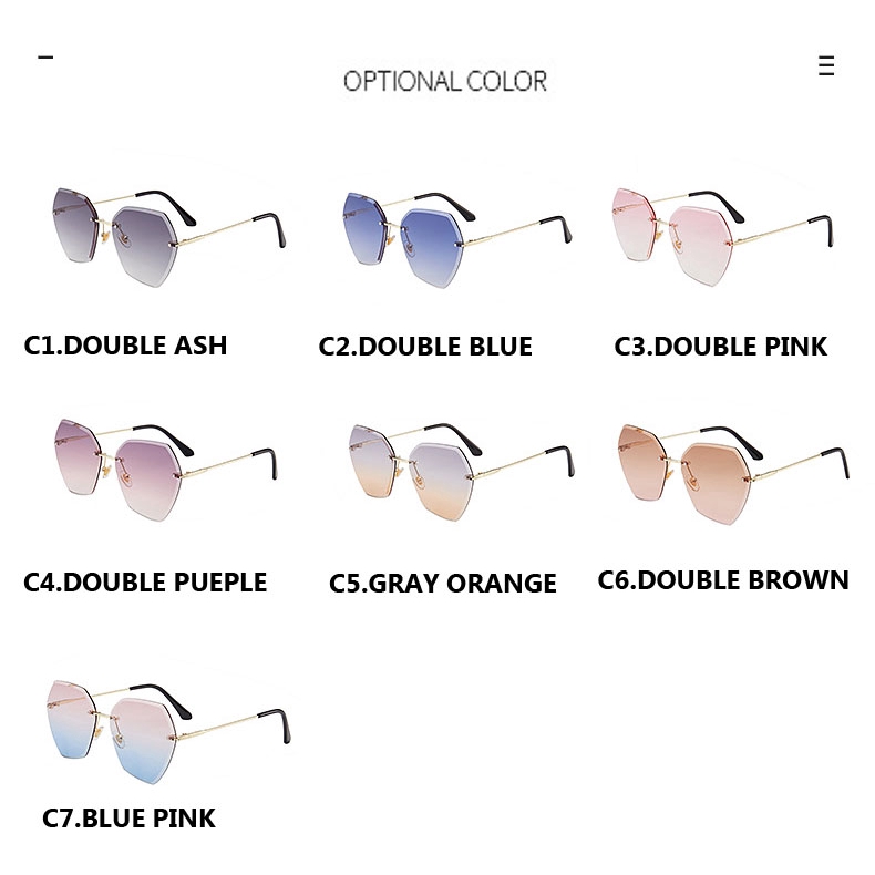 Kính mát đính đá phong cách cổ điển thời trang cho nữ