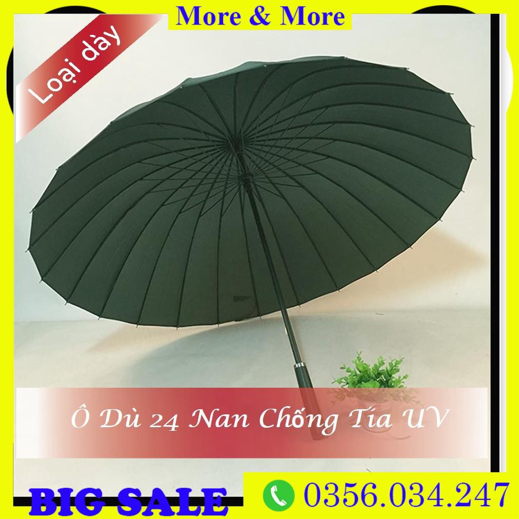 ✔️ Ô Dù Che Mưa Siêu To 24 Nan Loại Tốt Kiểu Dáng Đẹp, Vải Chống Thấm Nước, Chống Tia UV Bảo Vệ Da Hiệu Quả [BH 1 Đổi 1]