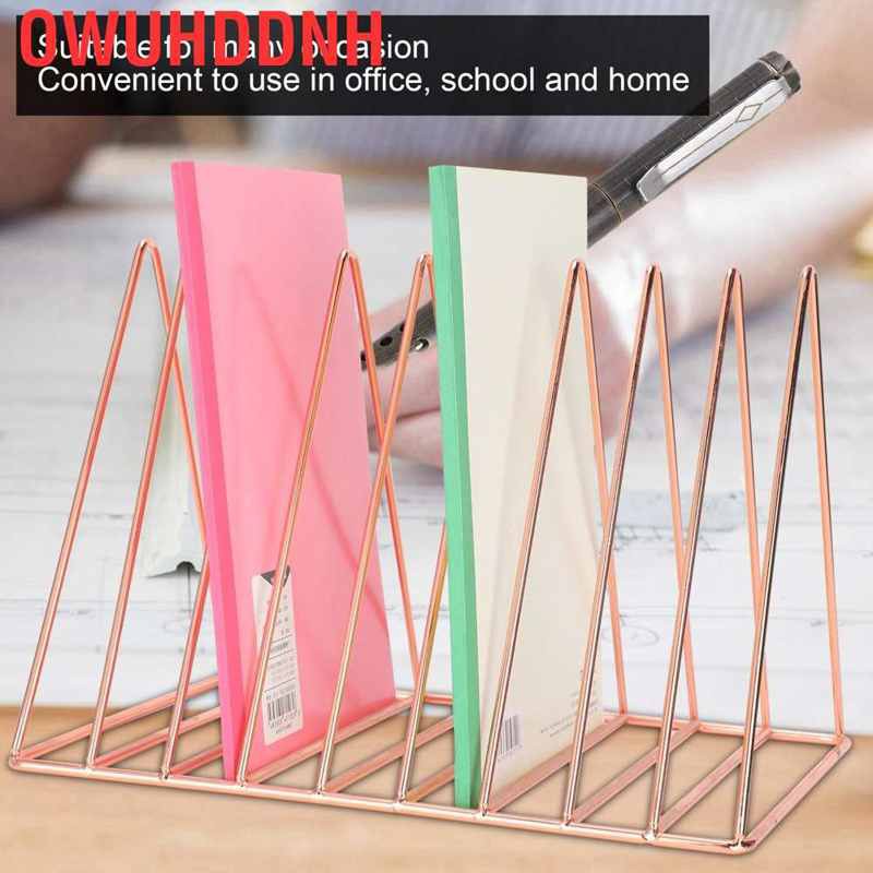 Giá Sách Để Bàn Hình Tam Giác Màu Vàng Hồng | BigBuy360 - bigbuy360.vn