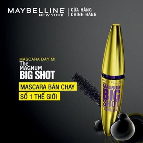 [𝑭𝑹𝑬𝑬𝑺𝑯𝑰𝑷] - ✦ CAO CẤP ✦ - Mascara Dày Mi Cực Đại Maybelline New York Colossal Big Shot Waterproof Chuốt Mi Không Lem Kh
