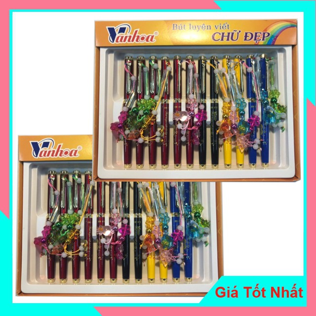 Bút Máy Ngòi Mài Nét Thanh Nét Đậm Dành Cho Học Sinh Tiểu Học Luyện Chữ Đẹp Vạn Hoa BM018