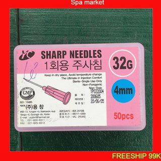 Kim 32G tiêm dưỡng chất tiêm căng bóng, tách sẹo rỗ - Hàng chuẩn y khoa(Lẻ 1 cái)