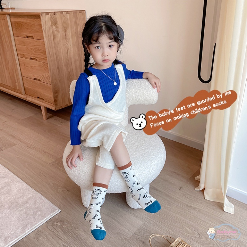 Vớ Dài Trung Bình Thoải Mái In Họa Tiết Hoạt Hình Cho Bé Trai / Gái