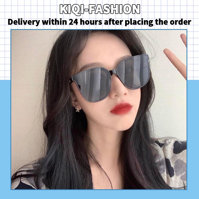 (KIQI-FASHION) COD Kính Mát Chống Tia UV Phong Cách Hàn Quốc Dễ Thương Dành Cho Cả Nam Và Nữ