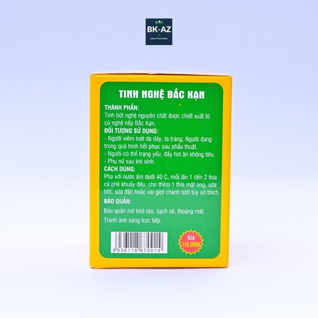 Organic, Tinh Bột Nghệ Organic Cao Cấp 110g, Tinh Bột Nghệ Đắp Mặt, Tinh Bột Nghệ Nguyên Chất, Tinh Nghệ Bắc Kạn.