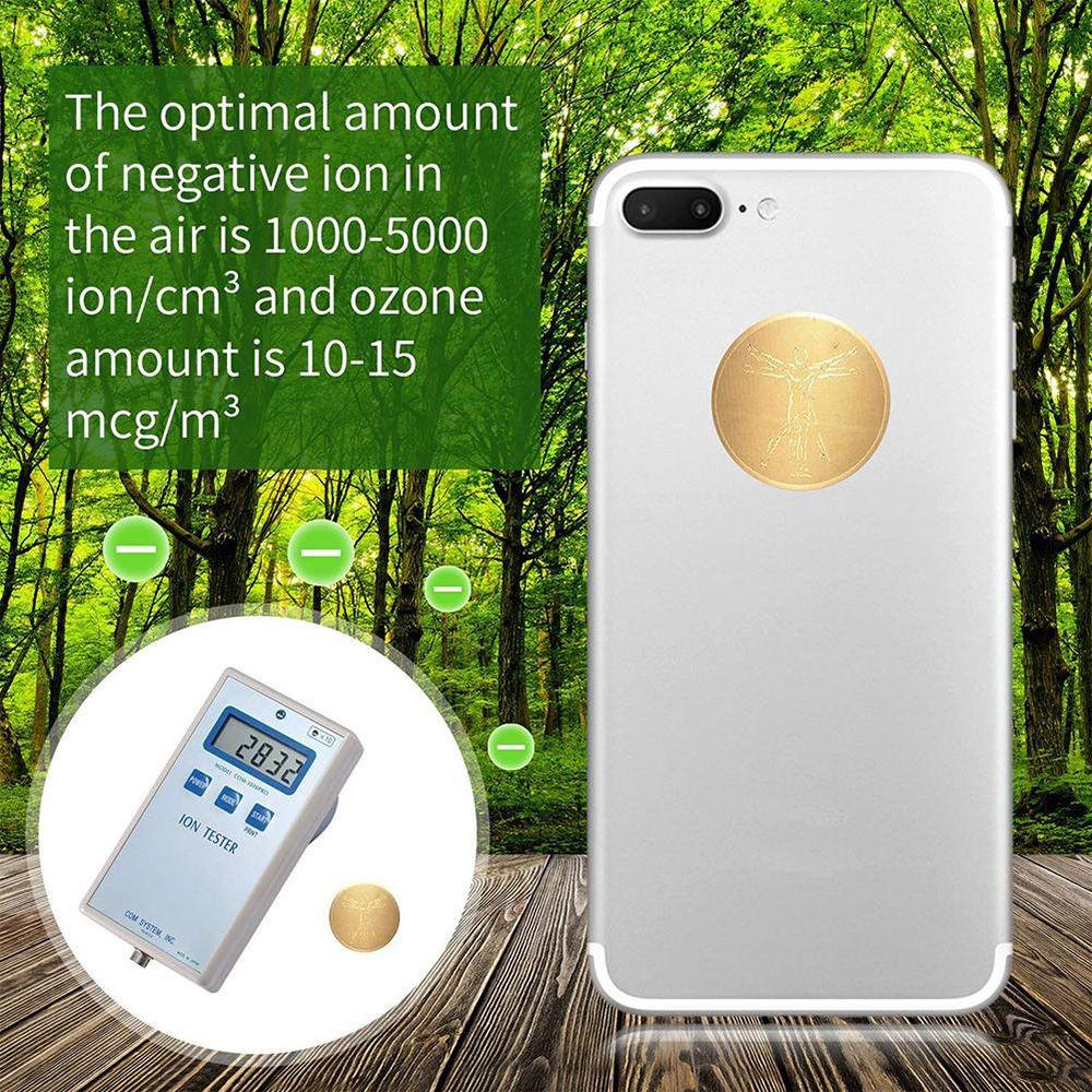 GLENES 6Pcs Anti Radiation Sticker Mobile Phones Phone Protector Sticker Anti Radiation Protector Sticker Negative Ions EMF Blocker Laptop Electronic Devices Quantum Shield Chip EMF Protection/Multicolor