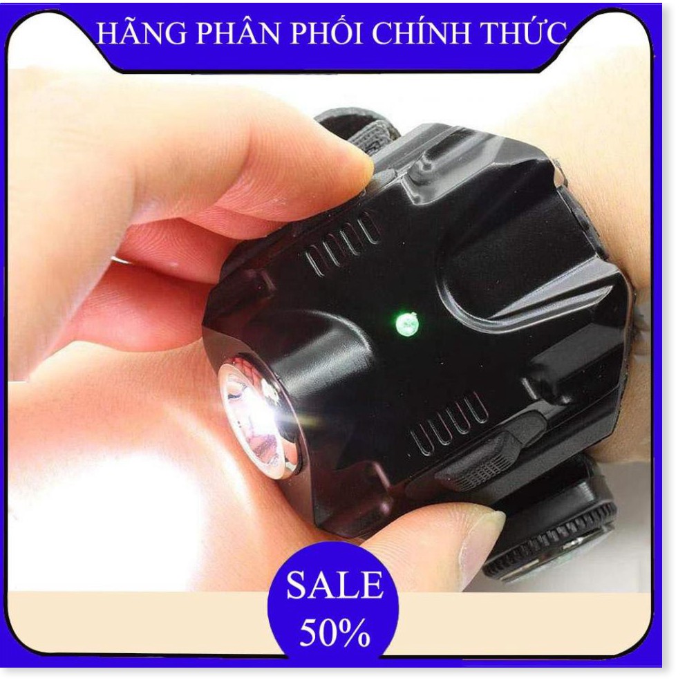 ✔️ Đèn pin đeo tay,Đèn Led Siêu Sáng đeo tay Kiêm La Bàn Phượt - DH2211 ()  - Bảo hành úy tín 1 đổi 1