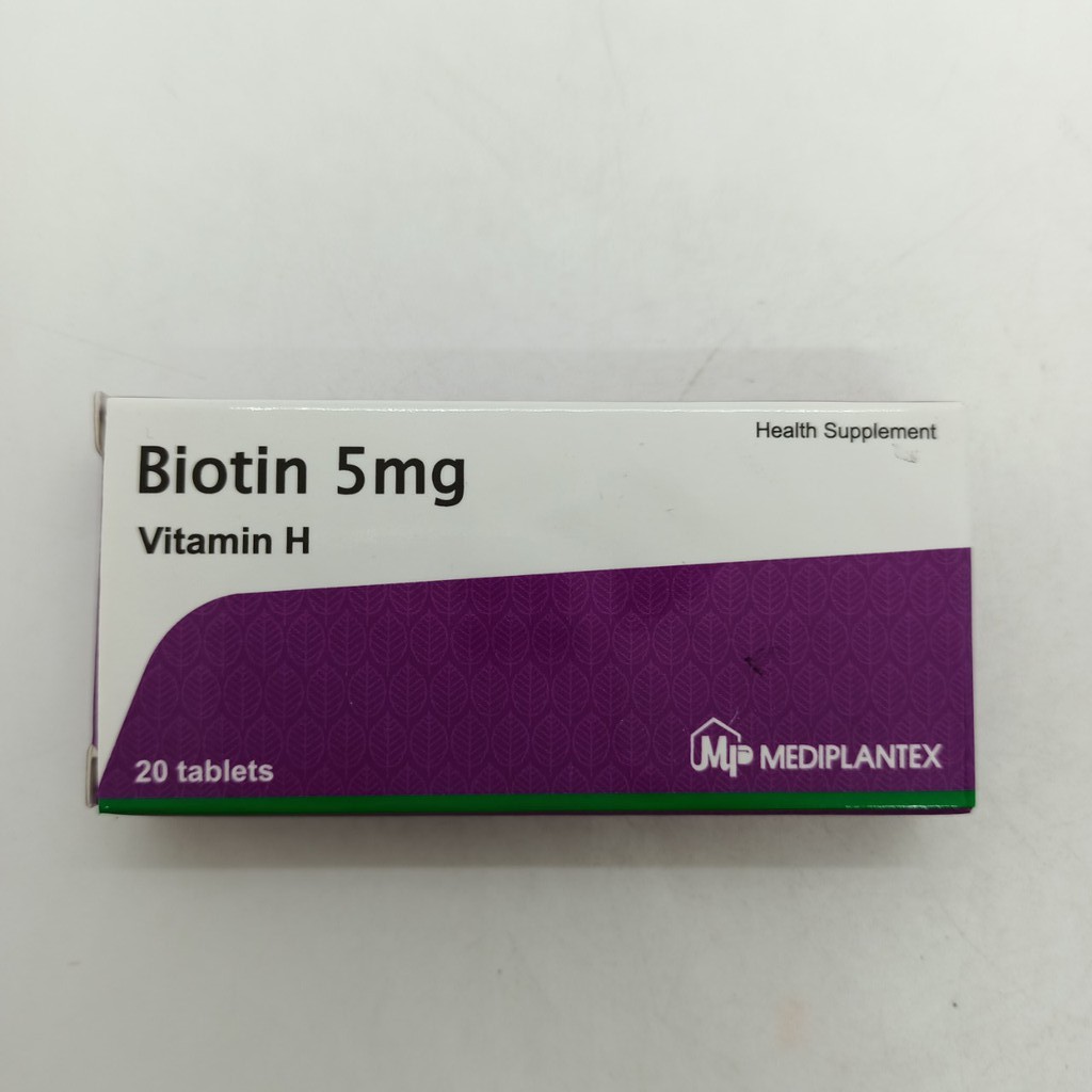 BIOTIN viên uống đẹp da mọc tóc hộp 2 vỉ