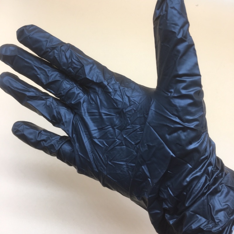 Hộp 100c Găng tay cao su đen không bột siêu dẻo dai dùng trong spa và y tế