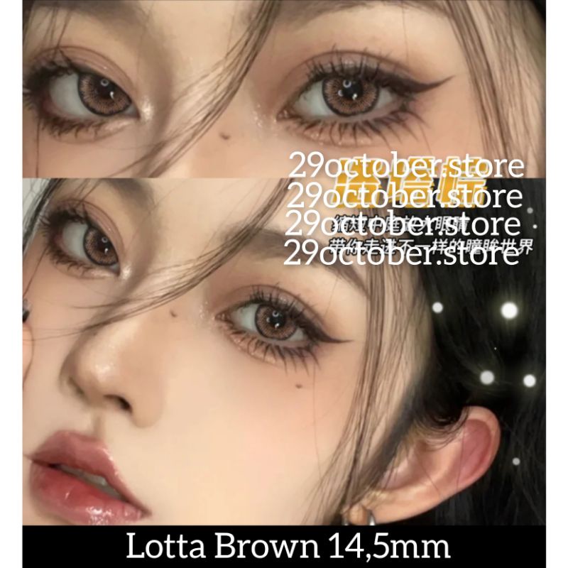 Kính áp tròng độ giãn 14,5mm full độ từ 0 đến 8 độ ( lưu ý : shop không bán cận lệch )
