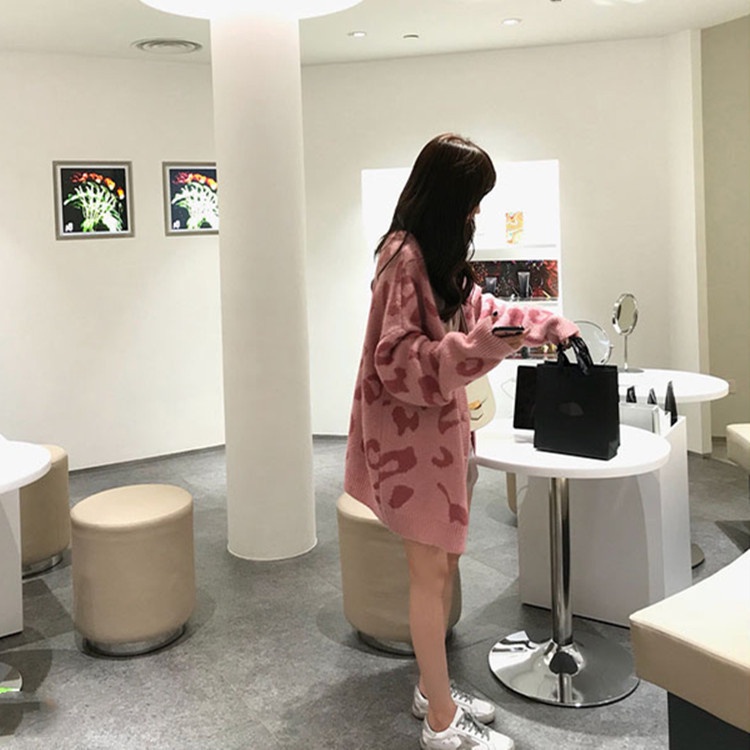Cadigan Len Nữ Loang Hình Cá tính 818
