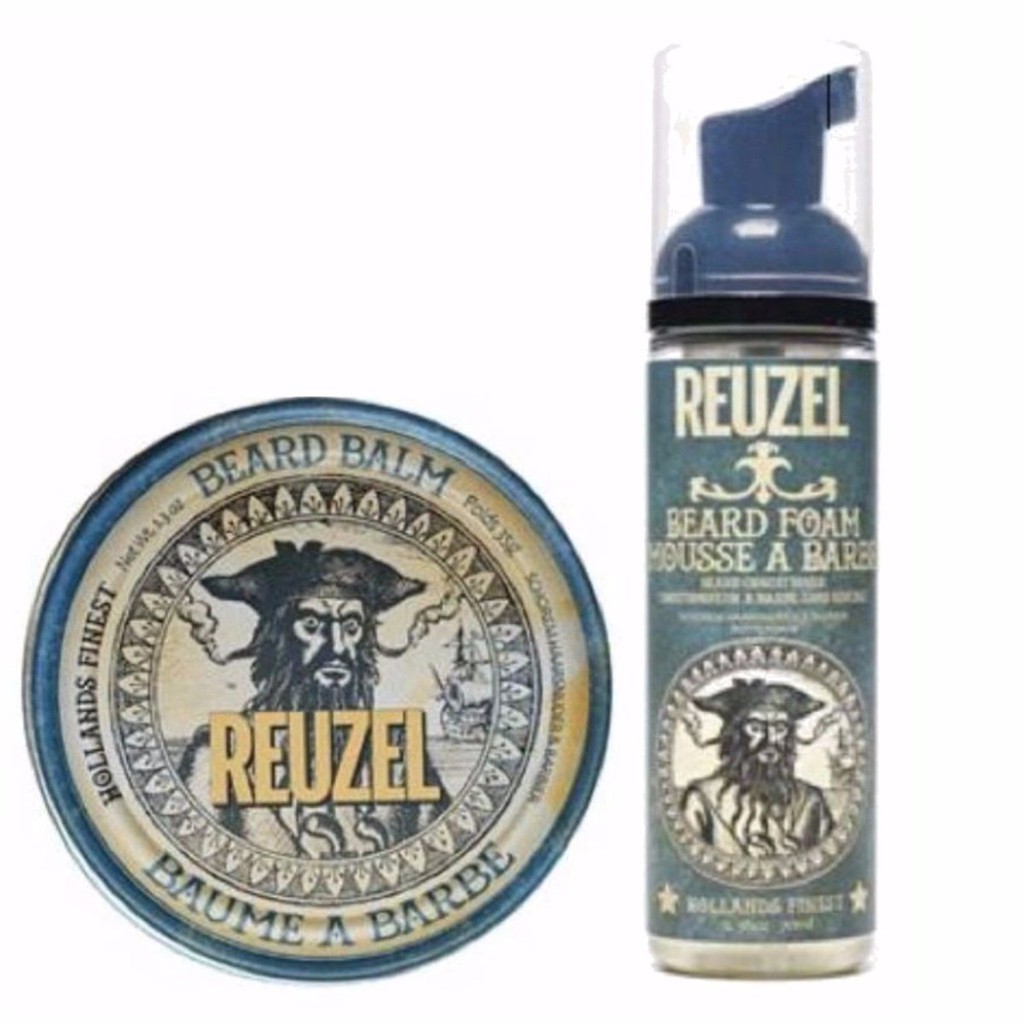 Bọt dưỡng ẩm và khử mùi râu Beard Foam Reuzel ( Wood &amp; Spice ) 70ml🥜