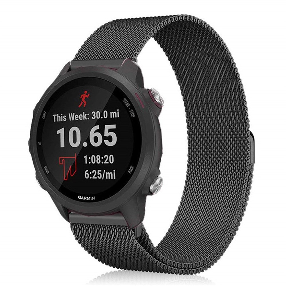 Dây đeo đồng hồ chất liệu inox 20mm dành cho đồng hồ thông minh Garmin Forerunner 245 245m