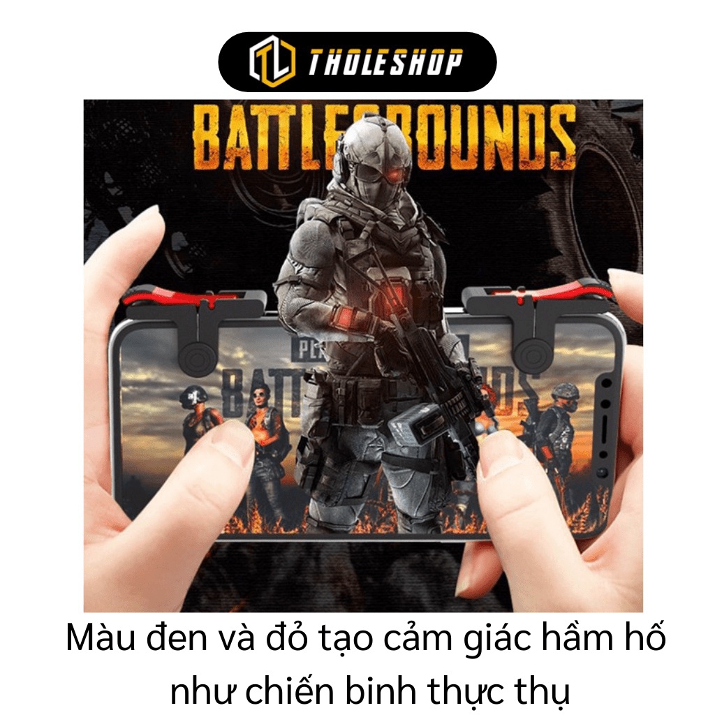 [SGD] Nút Chơi Game - Tay Cầm Chơi Game Pubg Mobile, Kẹp Ôm Khít Vào Điện Thoại 6616