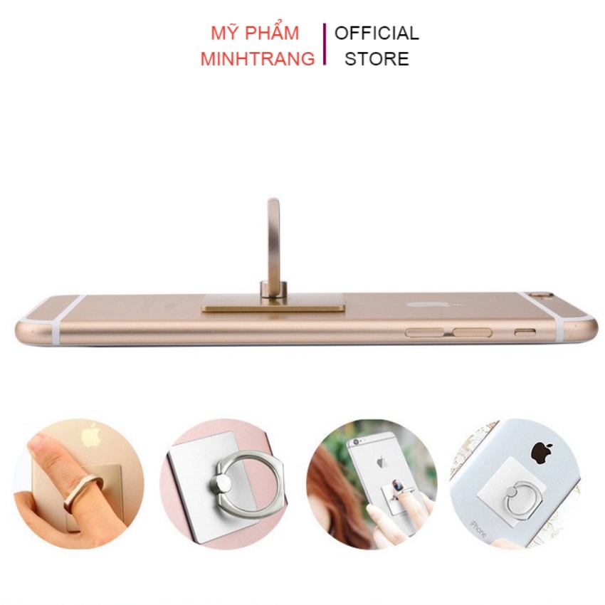 Giá đỡ điện thoại,nhẫn đỡ điện thoại Iring xoay 360 độ thiết kế nhỏ gọn,tiện lợi,lớp keo bám dính tốt,đa dạng màu sắc