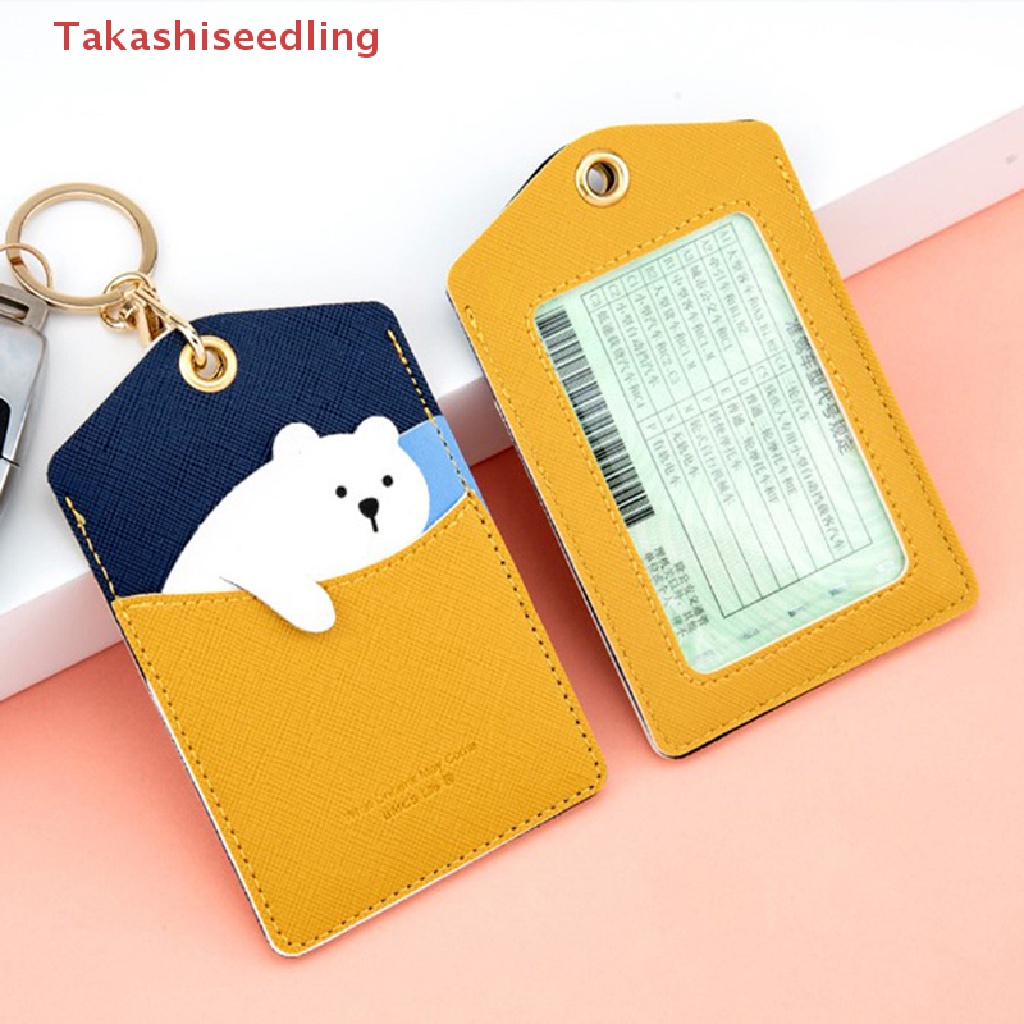 Ví Đựng Thẻ Id / Danh Thiếp / Tiền Họa Tiết Hoạt Hình Đáng Yêu Có Móc Khóa Cho Nam Và Nữ