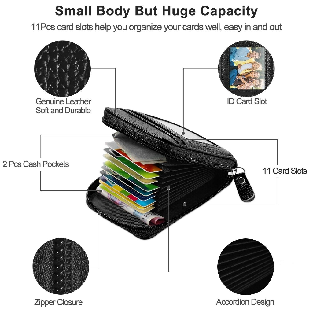 Ví đựng thẻ tín dụng bằng da thật nhỏ gọn | BigBuy360 - bigbuy360.vn