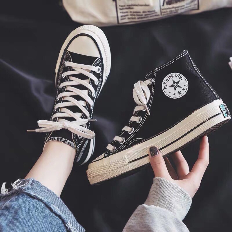 Giày nữ thể thao sneaker đi học đẹp big size đế cao trắng đen giá rẻ JAENIA G002 | BigBuy360 - bigbuy360.vn