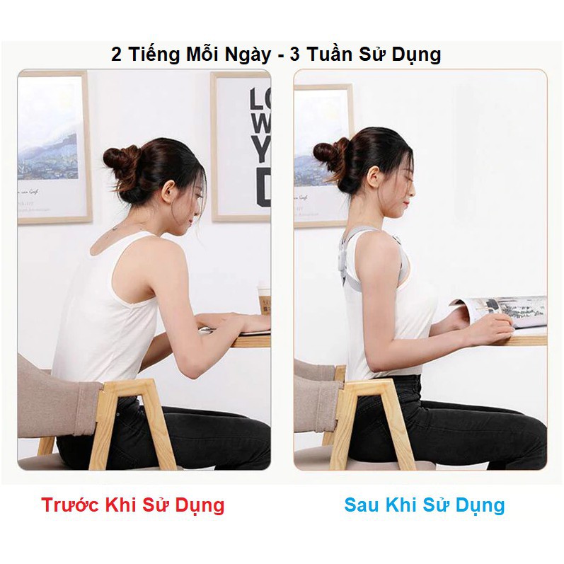 Đai Chống Gù Lưng Điện TửNam, Nữ, Trẻ Em Đai Chống Gù Lưng Có Cảnh Báo Rung - Đai Cao Cấp Nhật Bản