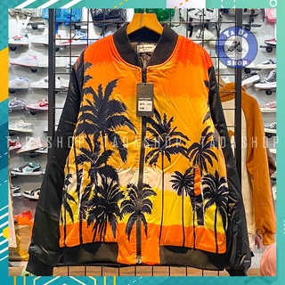 Áo Bomber Varsity Jacket cây dừa hàng chuẩn