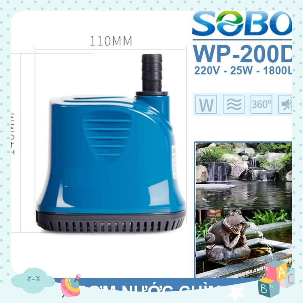 MÁY B ƠM hút đáy hồ cá 360 độ SOBO WP-200D