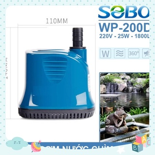 MÁY B ƠM hút đáy hồ cá 360 độ SOBO WP-200D