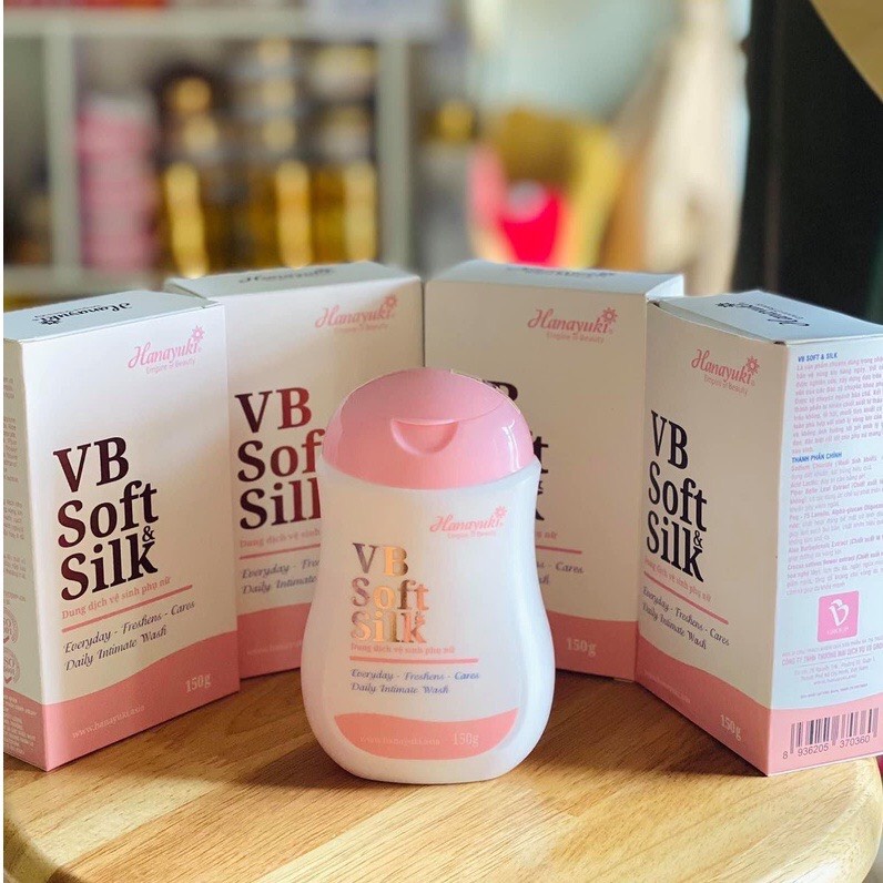 Combo 2 chai dung dịch vệ sinh phụ nữ Hana Soft Silk , Nước Rữa Phụ Khoa Làm Sạch Khuẩn Chăm Sóc Làm Hồng Vùng Kín