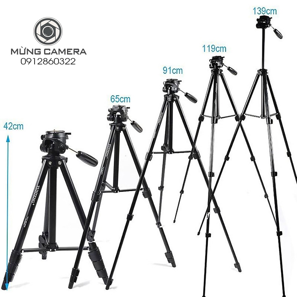 Chân máy ảnh Yunteng VCT-681 quay phim chụp ảnh chuyên nghiệp hàng có sẵn ở hà nộ hải phòng ship tận nơi