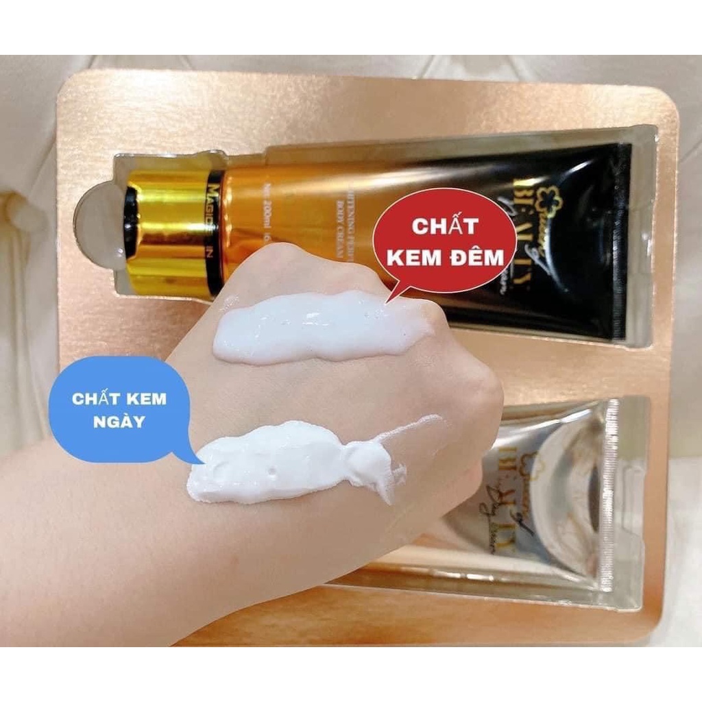 Bộ kem dưỡng body cao cấp ngày và đêm Magic Skin