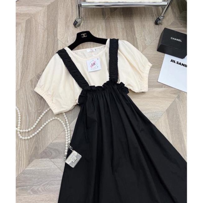 ĐẦM BẦU 2 CHI TIẾT YẾM CHUN ĐẸP HIT HOT MÙA HÈ - VÁY BẦU YẾM XINH CỘC TAY TRẺ TRUNG DÁNG MAXI (ÁO RỜI)