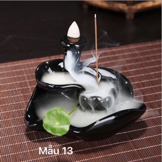 Thác trầm khói ngược mini tặng kèm 10 nụ trầm