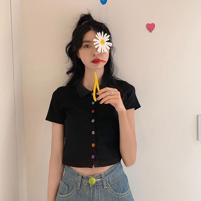 NRVP Áo Thun NgắN Tay DáNg Ôm ThờI Trang Cho Nữ