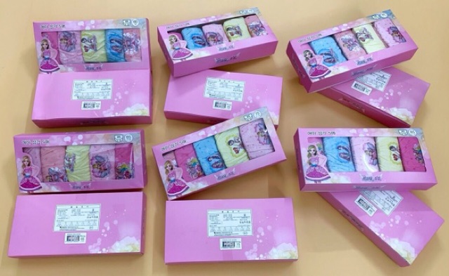 Set 5 quần chip phồng bé gái 12kg -40kg vnxk