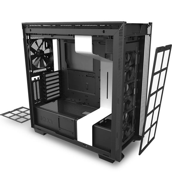 Vỏ Case NZXT H710i SMART Case (Mid Tower / Màu Trắng - Đen - Đỏ)